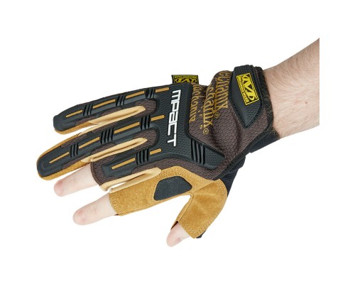 Тактичні рукавички Mechanix M-Pact Framer Leather L Brown (LFR-75-010)
