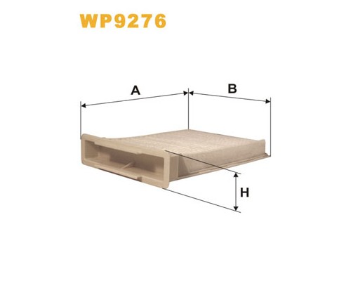 Фільтр салону Wixfiltron WP9276 Фільтр салону Wixfiltron WP9276