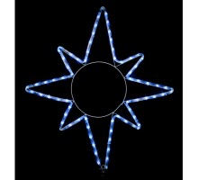 Гірлянда Delux Motif flash Star 65 х 75 см білий IP44 EN (90012985)