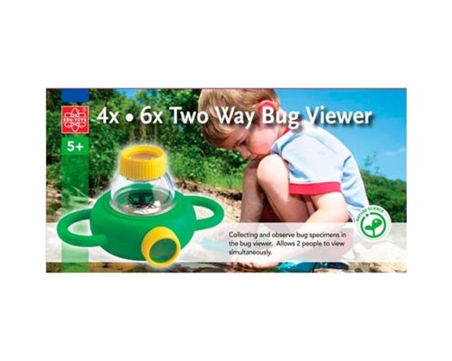 Набір для експериментів EDU-Toys Контейнер для комах зі збільшувальними скельцями з 4х і 6-кратним збільшенням (BL010)