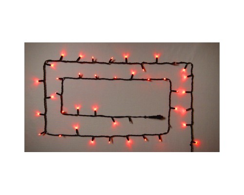 Гірлянда Delux String 100LED IP44 EN 10 м Червоний/чорний (90016601)