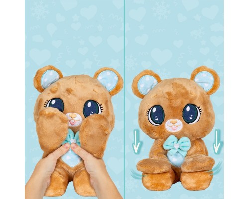 М'яка іграшка Peekapets Коричневий ведмедик (907867)