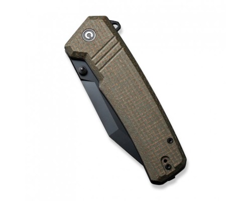 Ніж Civivi Bhaltair Black Blade Dark Micarta (C23024-3)