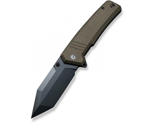 Ніж Civivi Bhaltair Black Blade Dark Micarta (C23024-3)