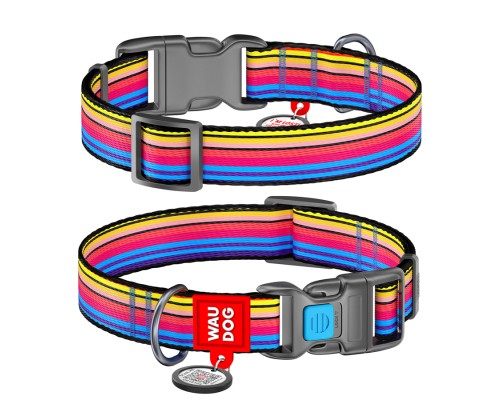 Нашийник для тварин WAUDOG Nylon з QR паспортом 