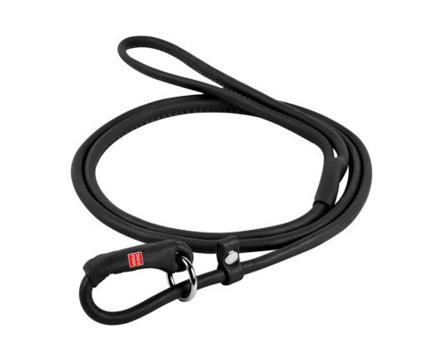 Повідок для собак WAUDOG Soft круглий Ш 13 мм Д 183 см чорний (73531)