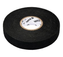 Ізоляційна стрічка Yato тканева, 25м х 19мм, чорна (YT-81501)