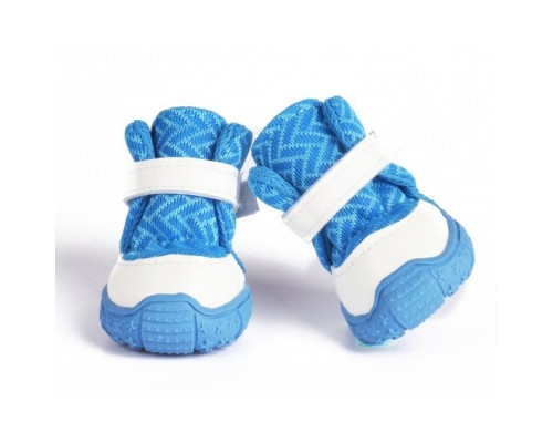 Черевики для собак Ruispet для малих порід 4 шт №4 сині (2700000033265)