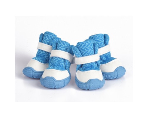 Черевики для собак Ruispet для малих порід 4 шт №4 сині (2700000033265)