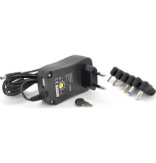 Блок живлення мережевий Voltronic 12W Universal, Output 3V-12V, 2.35*0.75/ 3.0*1.1/3.5*1.35/4.0*1.7 /5.5*2.1/5.5*2.5 (12492 / YT-UPS12W)