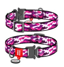 Нашийник для тварин WAUDOG Nylon з QR-паспортом 