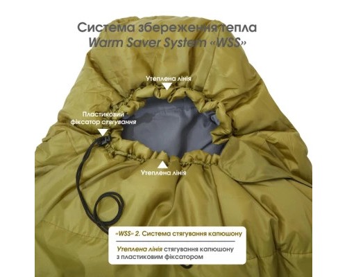 Спальний мішок Mousson RINGO L Olive (10162)