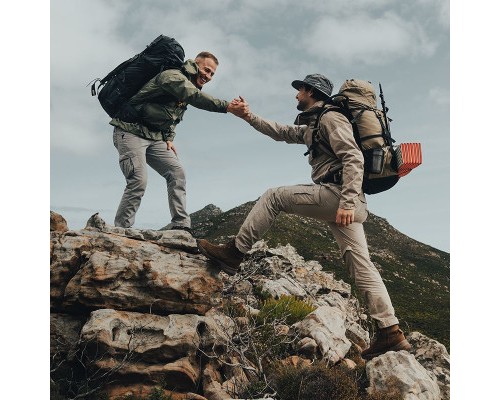 Рюкзак туристичний Naturehike NH70B070-B 70 л + 5 л світло-коричневий (6975641887461)