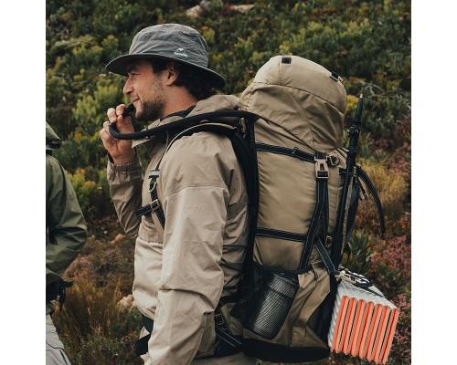 Рюкзак туристичний Naturehike NH70B070-B 70 л + 5 л світло-коричневий (6975641887461)