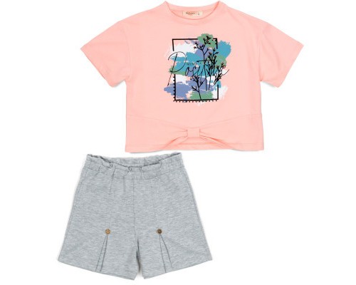 Набір дитячого одягу Breeze із шортами (19321-116G-peach)