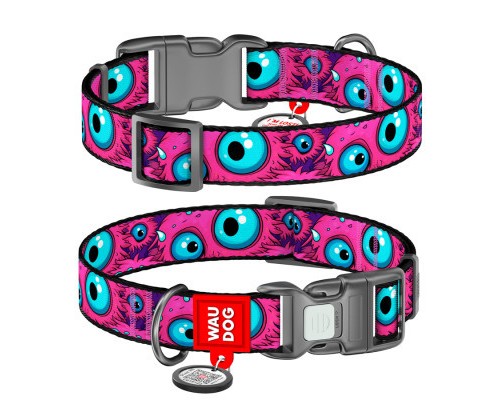 Нашийник для тварин WAUDOG Nylon з QR паспортом 