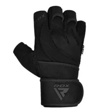 Рукавички для фітнесу RDX L4 Micro Plus Black M (WGM-L4B-M+)