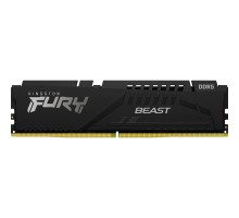 Модуль пам'яті для комп'ютера DDR5 32GB 6000 MHz Beast Black Kingston Fury (ex.HyperX) (KF560C30BB-32)
