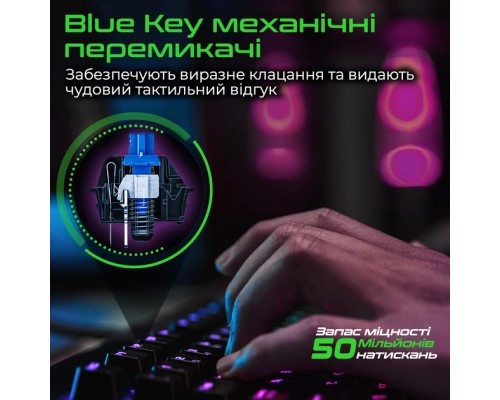 Клавіатура Vertux Comando USB Black (comando.black)