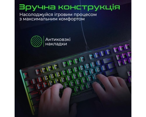 Клавіатура Vertux Comando USB Black (comando.black)