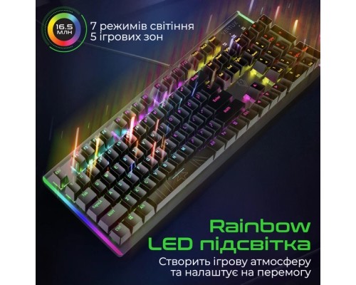 Клавіатура Vertux Comando USB Black (comando.black)