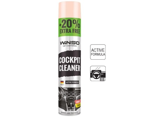 Автополіроль WINSO Cockpit Cleaner персик 750ml (870580)