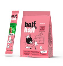 Сухий корм для кішок Half&Half для кошенят з яловичиною (2700000045336)