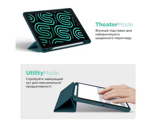 Чохол до планшета Armorstandart Smart Fold Pen Apple iPad Pro 11 (2024) Pine Green (ARM78129)