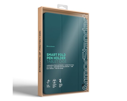 Чохол до планшета Armorstandart Smart Fold Pen Apple iPad Pro 11 (2024) Pine Green (ARM78129)