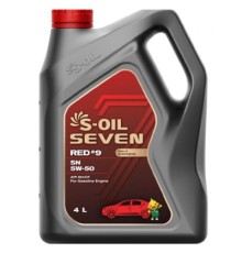 Моторна олива S-OIL SEVEN RED 9 SN 5W-50, 4л (SNR5504)