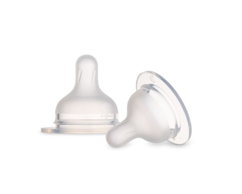 Соска Canpol babies силіконова до пляшечки S-Shape M (повільна) 2 шт (59/892)