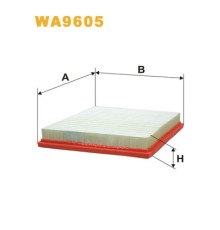 Повітряний фільтр для автомобіля Wixfiltron WA9605