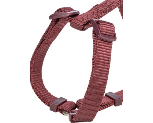 Шлея для собак Trixie Premium H-harness XXS-XS 20-32 см 10 мм Бордова (4053032672864)