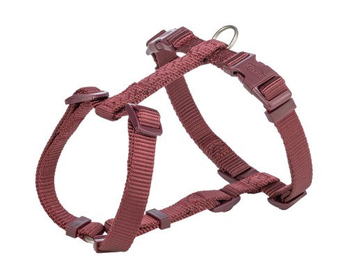 Шлея для собак Trixie Premium H-harness XXS-XS 20-32 см 10 мм Бордова (4053032672864)