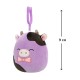 Брелок Squishmallows на кліпсі – Корівка Олексі 9 см (SQCP00463)