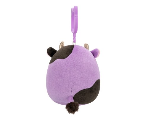 Брелок Squishmallows на кліпсі – Корівка Олексі 9 см (SQCP00463)
