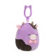 Брелок Squishmallows на кліпсі – Корівка Олексі 9 см (SQCP00463)