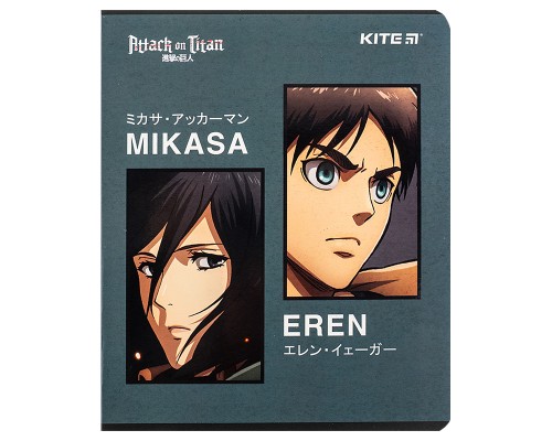 Зошит Kite Attack on Titan, 24 аркуші, лінія (AT24-239)