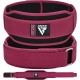 Атлетичний пояс RDX RX5 Double Belt неопреновий Pink S (WBD-RX5P-S)