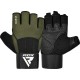 Рукавички для фітнесу RDX W3 with EVA Padding Army Green S (WGS-W3AG-S+)