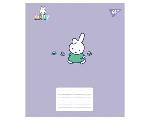 Зошит Yes Miffy Playfull А5 12 аркушів коса лінія (767633)