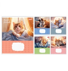 Зошит 1 вересня Pets Frinds А5 12 аркушів клітинка (768066)