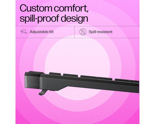 Клавіатура HP 460 Multi-Device Bluetooth UA Black (7N7B8AA)