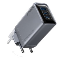 Зарядний пристрій Anker GaNPrime 100W 2xUSB-C PD + 1xUSB-A Foldable Silver (A2688341)