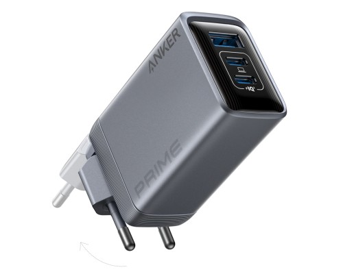 Зарядний пристрій Anker GaNPrime 100W 2xUSB-C PD + 1xUSB-A Foldable Silver (A2688341)