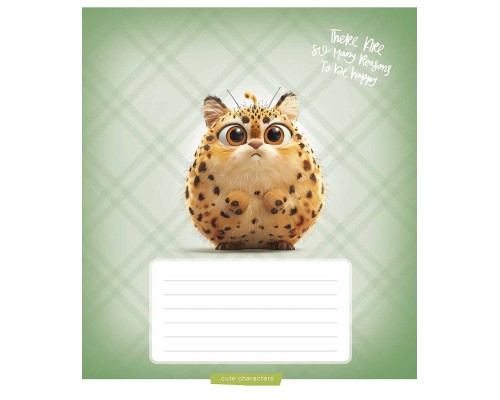 Зошит Школярик Cuties 12 аркушів лінія (012-3501L)