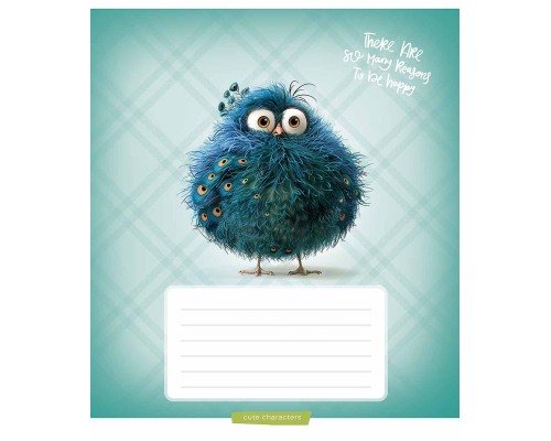 Зошит Школярик Cuties 12 аркушів лінія (012-3501L)