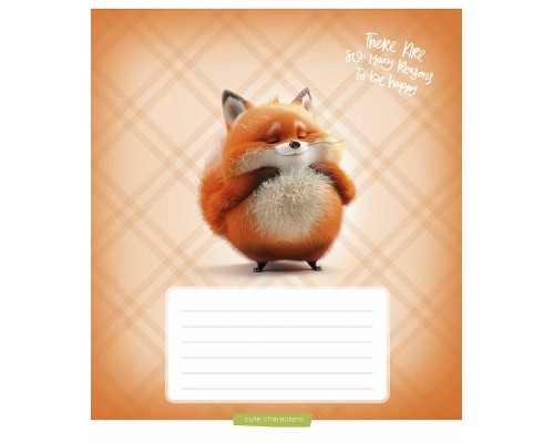 Зошит Школярик Cuties 12 аркушів лінія (012-3501L)