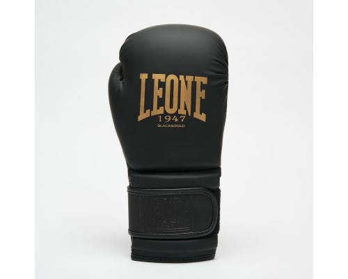 Боксерські рукавички Leone GN059D Black/Gold 16 унцій (GN059D_Bl/Gold_16oz)