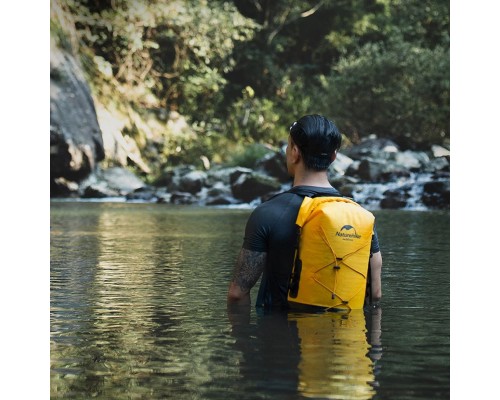 Рюкзак туристичний Naturehike NH21FSB04, 40л, жовтий (6927595788257)
